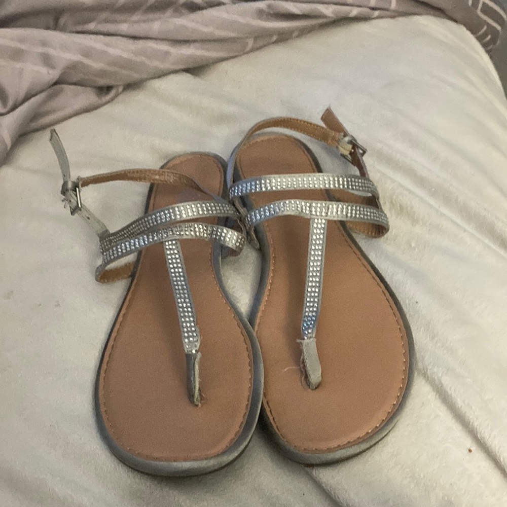 Fioni silver Sandles